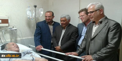 عیادت و بازدید مسئولین و استادان مرکز علامه طباطبایی سبزوار از استاد برجسته و چهره ماندگار کشور دکتر علوی مقدم