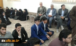 دیدار نمایندگان تشکل های دانشجویی و مسئولین دانشگاه با امام جمعه محترم شهرستان سبزوار 8 خرداد 4