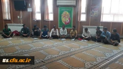 حضور مسئولین در بین دانشجویان در راستای طرح خدا قوت به دانشجویان 7