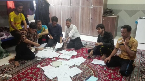 حضور مسئولین در بین دانشجویان در راستای طرح خدا قوت به دانشجویان 2