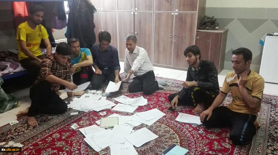 حضور مسئولین در بین دانشجویان در راستای طرح خدا قوت به دانشجویان 2