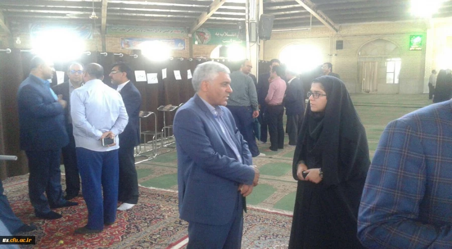 به مناسبت هفته دولت 
میز خدمت دانشگاه فرهنگیان سبزوار در جایگاه نماز جمعه  2