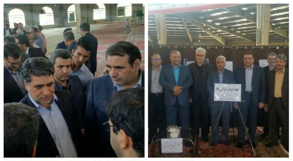 به مناسبت هفته دولت 
میز خدمت دانشگاه فرهنگیان سبزوار در جایگاه نماز جمعه  3