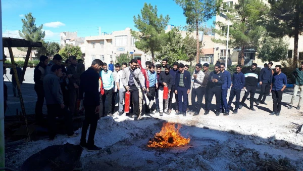 برگزاری کارگاه آموزشی اطفاء حریق  4