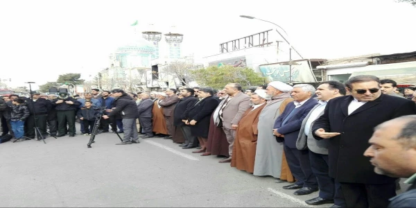 حضور مسئولین دانشگاه فرهنگیان سبزوار در مراسم آغاز چهلمین سالگرد پیروزی انقلاب اسلامی ایران 6