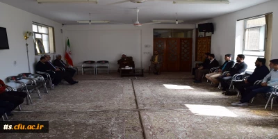 دیدار مسئولین و دانشجویان دانشگاه فرهنگیان سبزوار با امام جمعه شهرستان