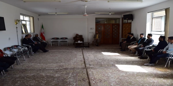 دیدار مسئولین و دانشجویان دانشگاه فرهنگیان سبزوار با امام جمعه شهرستان  2