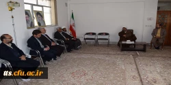 دیدار مسئولین و دانشجویان دانشگاه فرهنگیان سبزوار با امام جمعه شهرستان  3