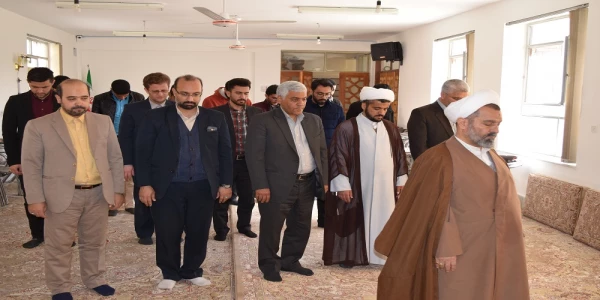 دیدار مسئولین و دانشجویان دانشگاه فرهنگیان سبزوار با امام جمعه شهرستان  4