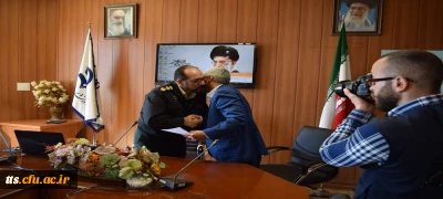 حضور فرمانده نیروی انتظامی شهرستان سبزوار