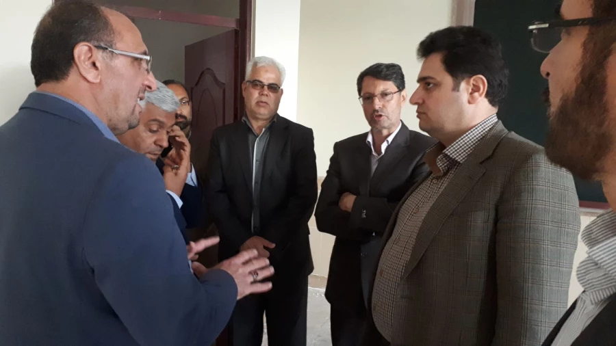 بازدید معاون آموزشی دانشگاه فرهنگیان کشور از پروژه های عمرانی واحد علامه طباطبایی سبزوار 4