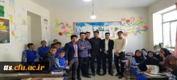 حضور مسئولین و اساتید دانشگاه فرهنگیان سبزوار در درس کارورزی و بازدید از مدارس نومعلمان منطقه جوین  5