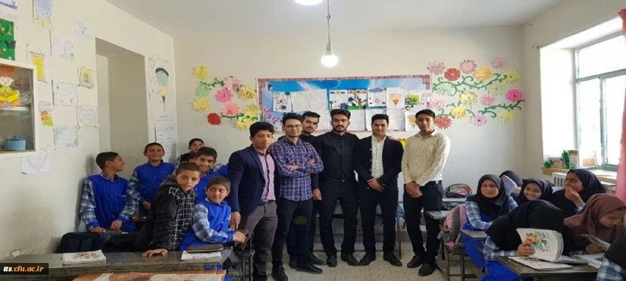 حضور مسئولین و اساتید دانشگاه فرهنگیان سبزوار در درس کارورزی و بازدید از مدارس نومعلمان منطقه جوین  5