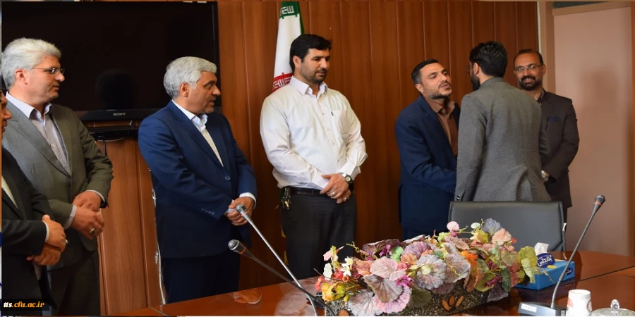 مراسم تکریم و معارفه فرمانده بسیج دانشجویی  2