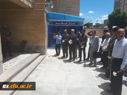 برگزاری مراسم گرامیداشت سالگردارتحال بنیانگذارجمهوری اسلامی ایران امام خمینی(ره) دردانشگاه فرهنگیان علامه طباطبایی سبزوار با حضورمعاونت دانشگاه واعضاء هیات علمی وکارکنان ودانشجومعلمان 6