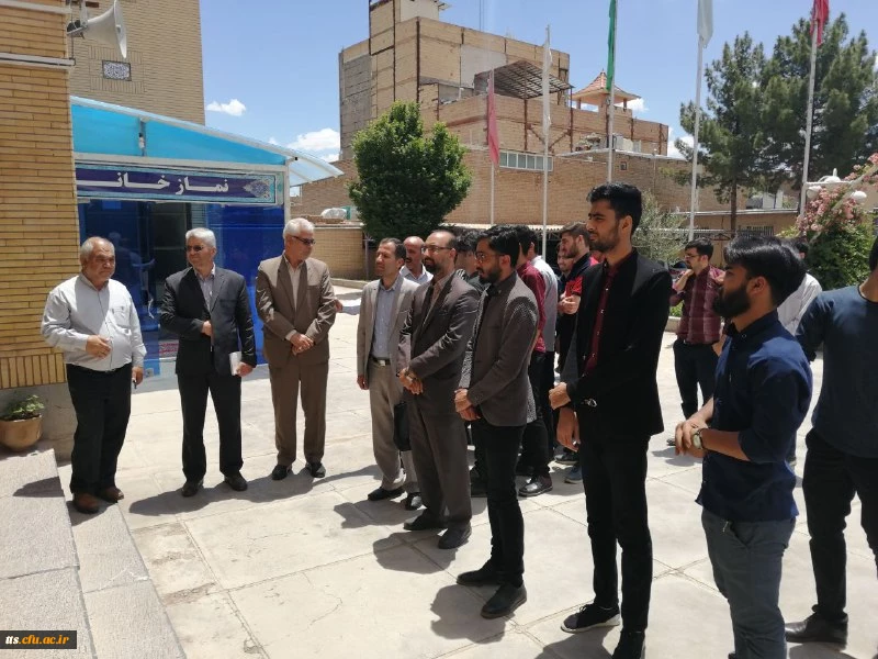 برگزاری مراسم گرامیداشت سالگردارتحال بنیانگذارجمهوری اسلامی ایران امام خمینی(ره) دردانشگاه فرهنگیان علامه طباطبایی سبزوار با حضورمعاونت دانشگاه واعضاء هیات علمی وکارکنان ودانشجومعلمان 8