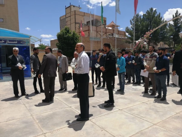 برگزاری مراسم گرامیداشت سالگردارتحال بنیانگذارجمهوری اسلامی ایران امام خمینی(ره) دردانشگاه فرهنگیان علامه طباطبایی سبزوار با حضورمعاونت دانشگاه واعضاء هیات علمی وکارکنان ودانشجومعلمان 16