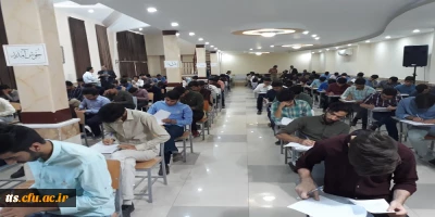 بازدید کارشناس نظارت و ارزیابی مدیریت امور پردیسها از روند برگزاری امتحانات واحد علامه طباطبایی سبزوار