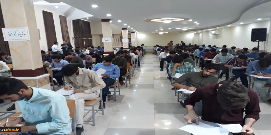 بازدید کارشناس نظارت و ارزیابی مدیریت امور پردیسها از روند برگزاری امتحانات واحد علامه طباطبایی سبزوار 2