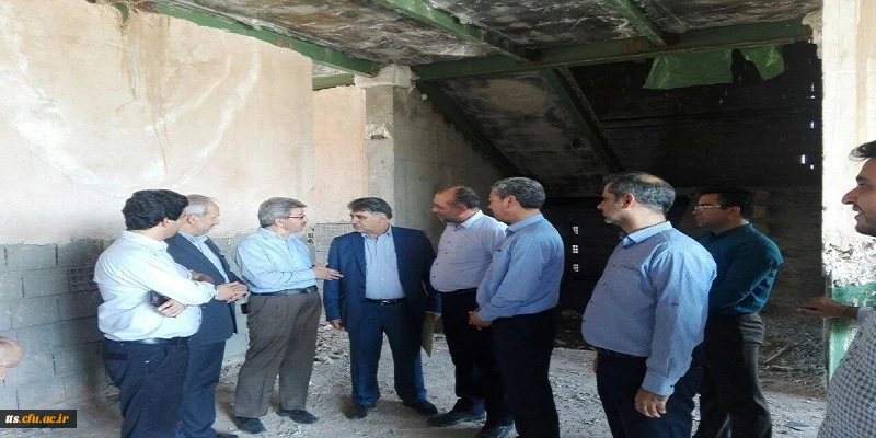 بازدید مدیرکل سازمان نوسازی مدارس استان خراسان رضوی به همراه سبحانی فر نماینده مجلس شورای اسلامی  از پروژه احداث دانشگاه فرهنگیان سبزوار 2