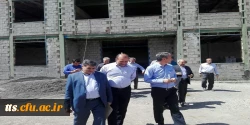 بازدید مدیرکل سازمان نوسازی مدارس استان خراسان رضوی به همراه سبحانی فر نماینده مجلس شورای اسلامی  از پروژه احداث دانشگاه فرهنگیان سبزوار 3