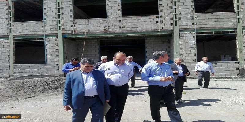 بازدید مدیرکل سازمان نوسازی مدارس استان خراسان رضوی به همراه سبحانی فر نماینده مجلس شورای اسلامی  از پروژه احداث دانشگاه فرهنگیان سبزوار 3