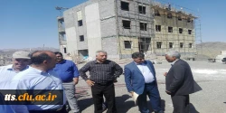 بازدید مدیرکل سازمان نوسازی مدارس استان خراسان رضوی به همراه سبحانی فر نماینده مجلس شورای اسلامی  از پروژه احداث دانشگاه فرهنگیان سبزوار 4
