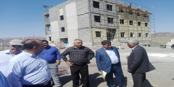 بازدید مدیرکل سازمان نوسازی مدارس استان خراسان رضوی به همراه سبحانی فر نماینده مجلس شورای اسلامی  از پروژه احداث دانشگاه فرهنگیان سبزوار 4