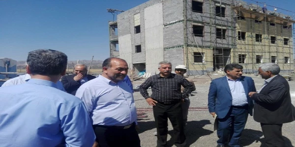 بازدید مدیرکل سازمان نوسازی مدارس استان خراسان رضوی به همراه سبحانی فر نماینده مجلس شورای اسلامی  از پروژه احداث دانشگاه فرهنگیان سبزوار 5
