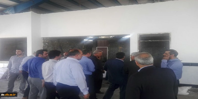 بازدید مدیرکل سازمان نوسازی مدارس استان خراسان رضوی به همراه سبحانی فر نماینده مجلس شورای اسلامی  از پروژه احداث دانشگاه فرهنگیان سبزوار 6