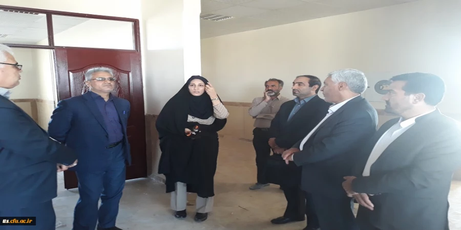 بازدید معاونت امور پردیسهای استان خراسان رضوی و هیات همراه از پروژه های عمرانی دانشگاه فرهنیگان سبزوار 3
