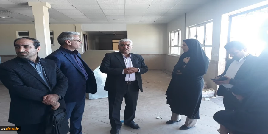 بازدید معاونت امور پردیسهای استان خراسان رضوی و هیات همراه از پروژه های عمرانی دانشگاه فرهنیگان سبزوار 5