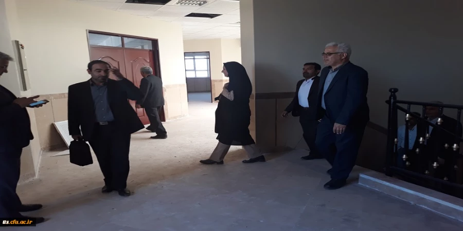 بازدید معاونت امور پردیسهای استان خراسان رضوی و هیات همراه از پروژه های عمرانی دانشگاه فرهنیگان سبزوار 6