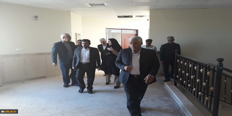بازدید معاونت امور پردیسهای استان خراسان رضوی و هیات همراه از پروژه های عمرانی دانشگاه فرهنیگان سبزوار 9