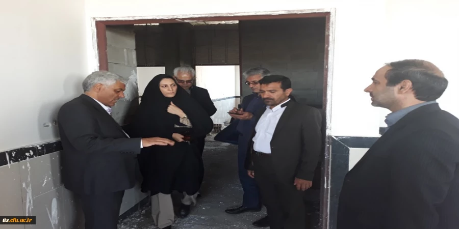بازدید معاونت امور پردیسهای استان خراسان رضوی و هیات همراه از پروژه های عمرانی دانشگاه فرهنیگان سبزوار 11