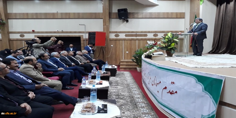 حضور دکتر حسینی سرپرست وزارت آموزش و پرورش در جمع فرهنگیان  ، مسئولین و پرسنل  دانشگاه فرهنگیان سبزوار  6