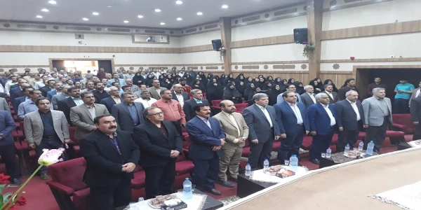 حضور دکتر حسینی سرپرست وزارت آموزش و پرورش در جمع فرهنگیان  ، مسئولین و پرسنل  دانشگاه فرهنگیان سبزوار  8