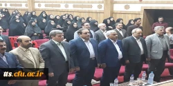 حضور دکتر حسینی سرپرست وزارت آموزش و پرورش در جمع فرهنگیان  ، مسئولین و پرسنل  دانشگاه فرهنگیان سبزوار  9