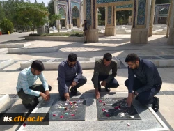 تجدید میثاق دانشجویان دانشگاه فرهنگیان سبزوار با شهدا  3