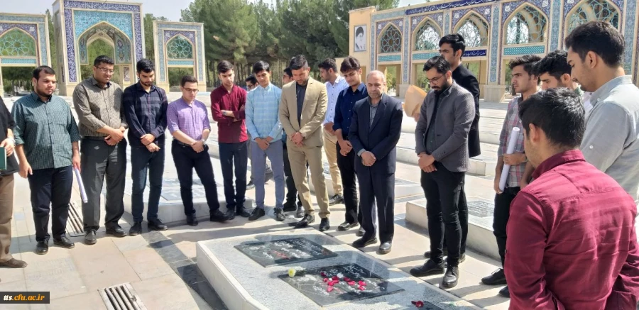 تجدید میثاق دانشجویان دانشگاه فرهنگیان سبزوار با شهدا  5