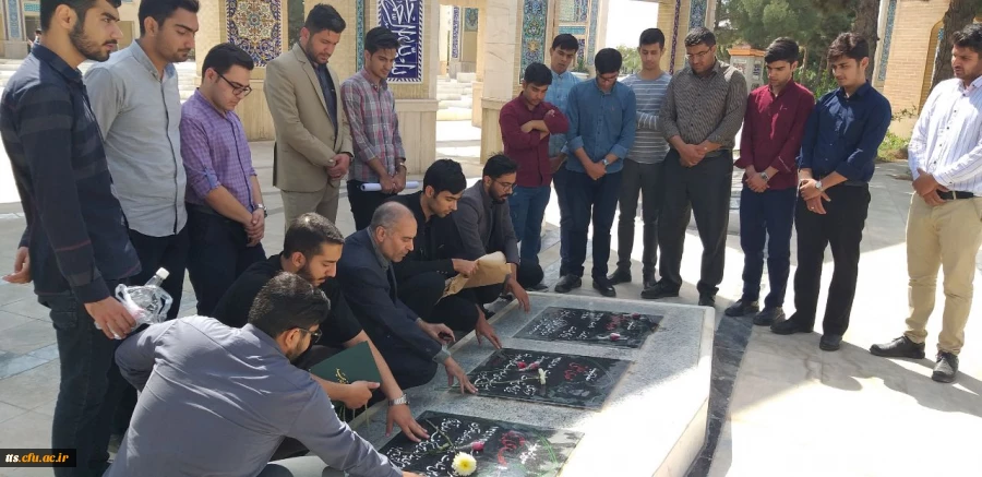 تجدید میثاق دانشجویان دانشگاه فرهنگیان سبزوار با شهدا  6