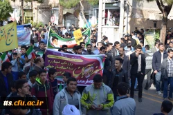 حضور گسترده و پرشور دانشجویان دانشگاه فرهنگیان سبزوار در راهپیمایی یوم الله ۱۳ آبان
 3