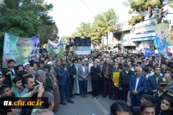 حضور گسترده و پرشور دانشجویان دانشگاه فرهنگیان سبزوار در راهپیمایی یوم الله ۱۳ آبان
 5