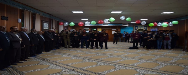 مراسم بزرگداشت هفته ی بسیج در واحد علامه طباطبایی سبزوار  برگزار شد 7