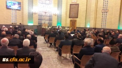 حضور جناب آقای دکتر بینش، ریاست محترم دانشگاه فرهنگیان، واحد علامه طباطبایی سبزوار در مراسم ختم خیر مدرسه ساز  مرحوم حسن مشایخی 3