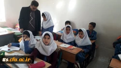 حضور دانشجو معلمان کارورز در دبستان های روستایی  3