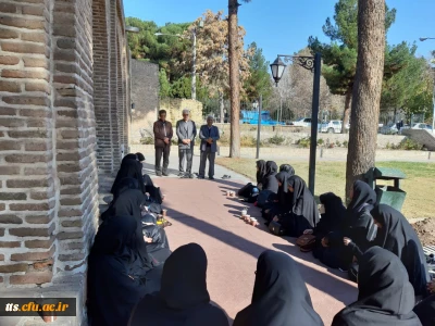 حضور دانشجومعلمان واحد خواهران، دانشگاه فرهنگیان سبزوار در آرامگاه حاج ملاهادی سبزواری