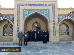 حضور دانشجومعلمان واحد خواهران، دانشگاه فرهنگیان سبزوار در آرامگاه حاج ملاهادی سبزواری 4