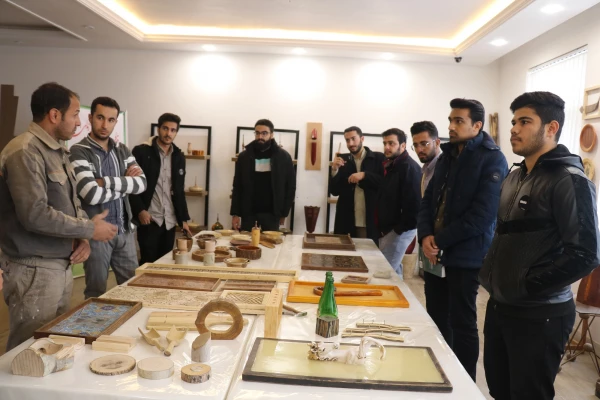 حضور دانشجو معلمان دانشگاه فرهنگیان سبزوار در کارگاه هنر 5