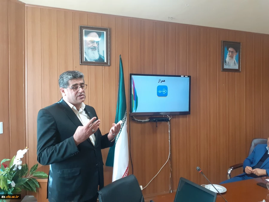 برگزاری کارگاه کار با نرم افزار همراز(رمزپویا) بانک تجارت در دانشگاه فرهنگیان سبزوار واحد برادران.  4